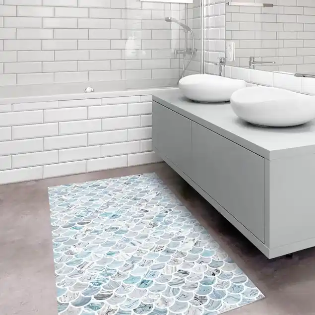 Neue Ware Marmor Muster in Blau