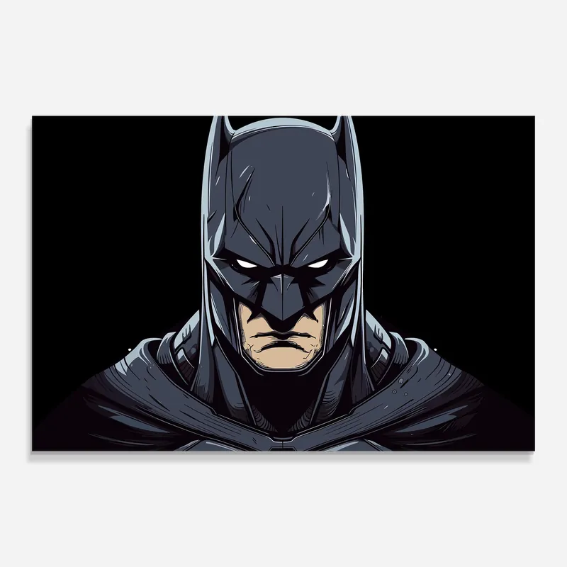 Abverkauf Glasbild Batman Face