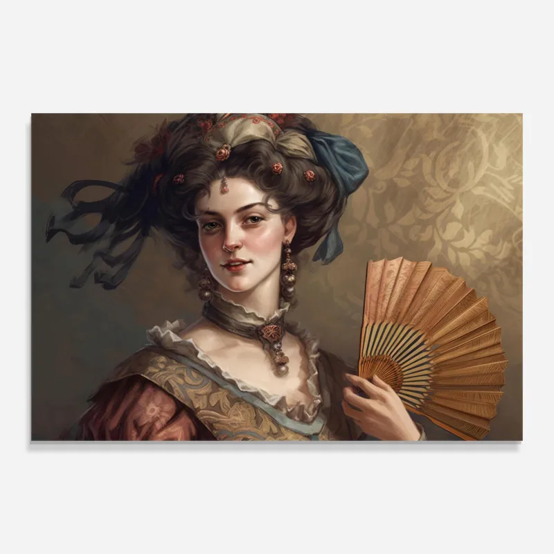 Sonderaktion Glasbild Medieval Noblewoman