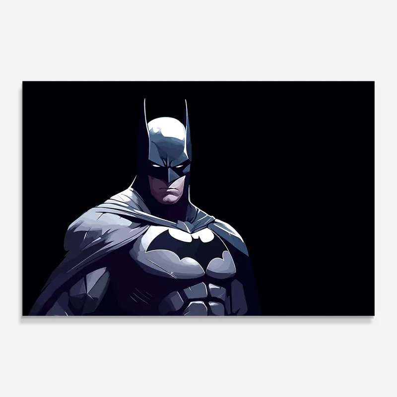 Aktuell Glasbild Batman Art