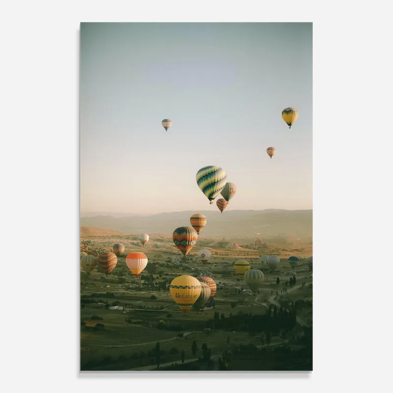 Glasbild Hot Ballons Mega-Angebot