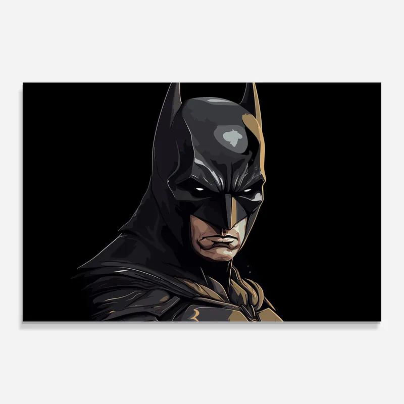 Günstig Glasbild Angry Batman