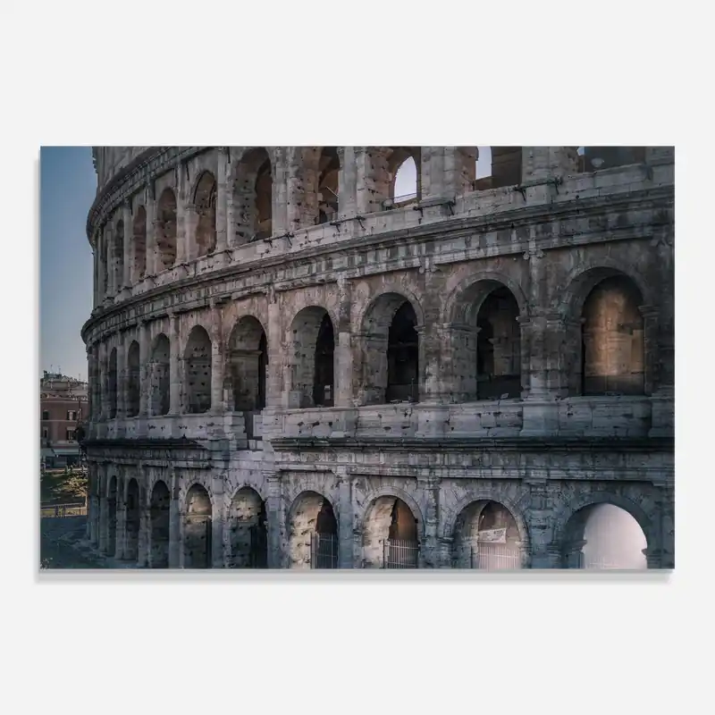 Glasbild Colosseum Roma Top-Angebot