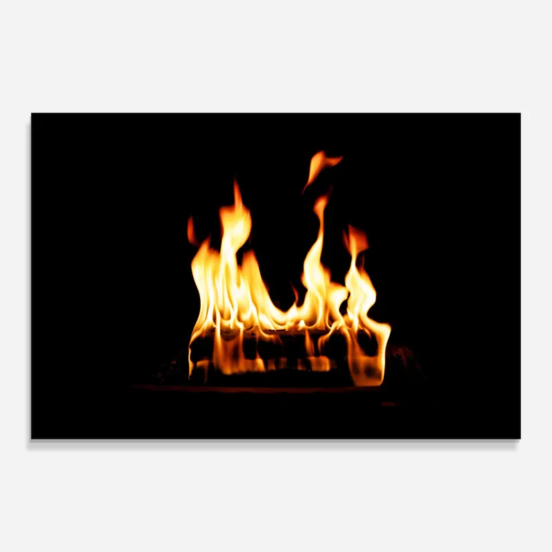Preisreduziert Glasbild Calm Fire