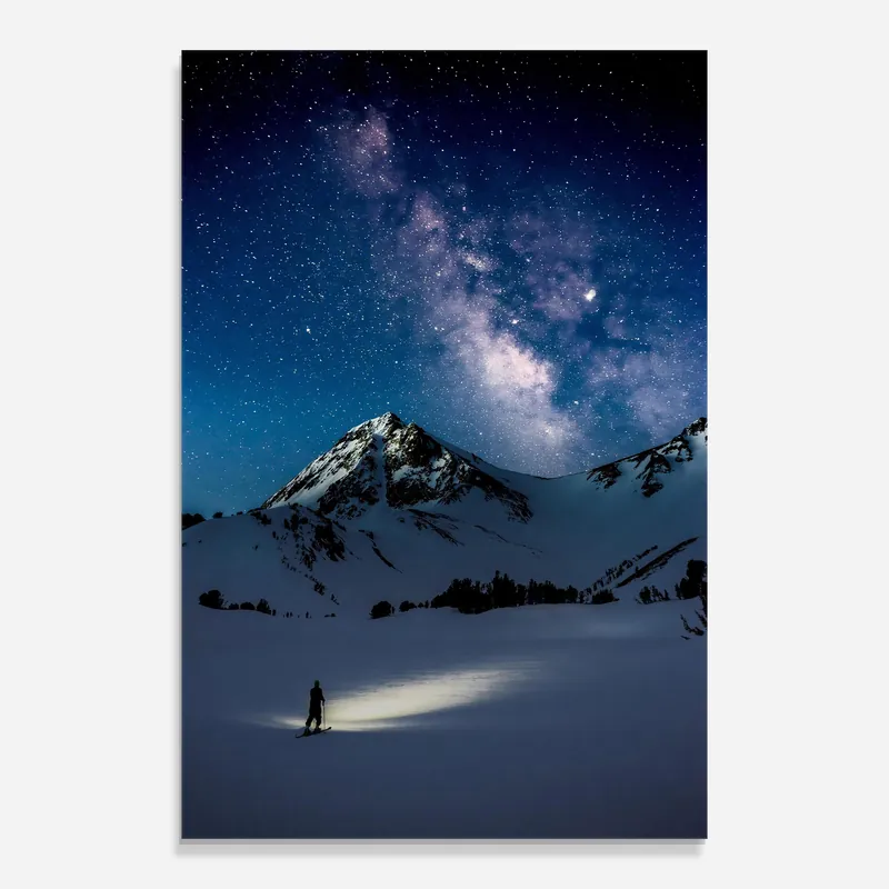 Aktuell Glasbild Pretty Sky Winter