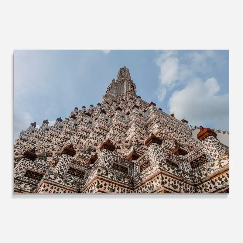 Glasbild Temple Of Dawn Sonderangebot