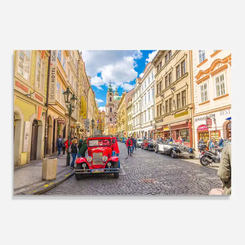 Glasbild Czech Republic Car Jetzt Kaufen