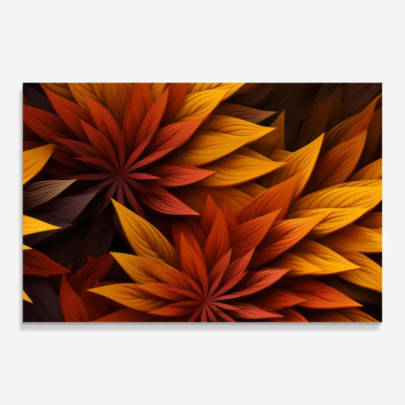 Preisreduziert Glasbild Colorful Autumn