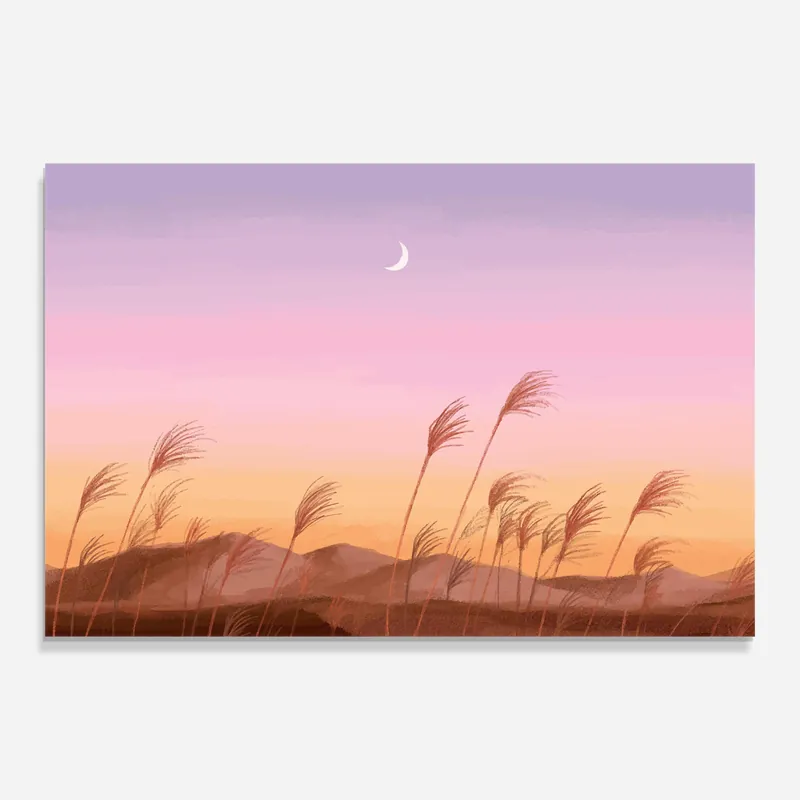Zertifiziert Glasbild Small Moon