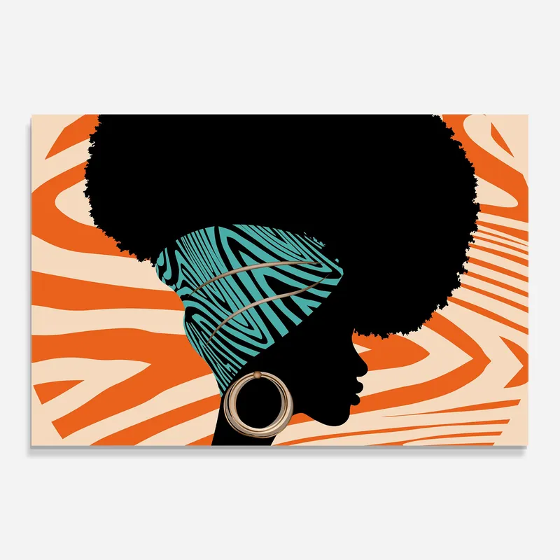 Neue Kollektion Glasbild African Bandana