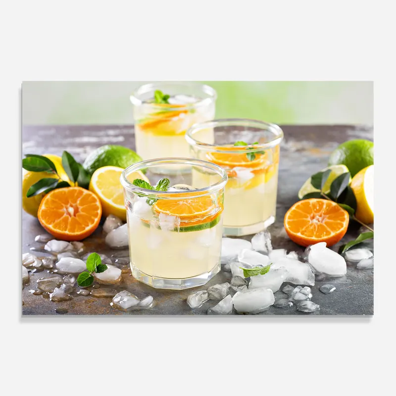 Glasbild Citrus Fruit Lemonade Geprüft