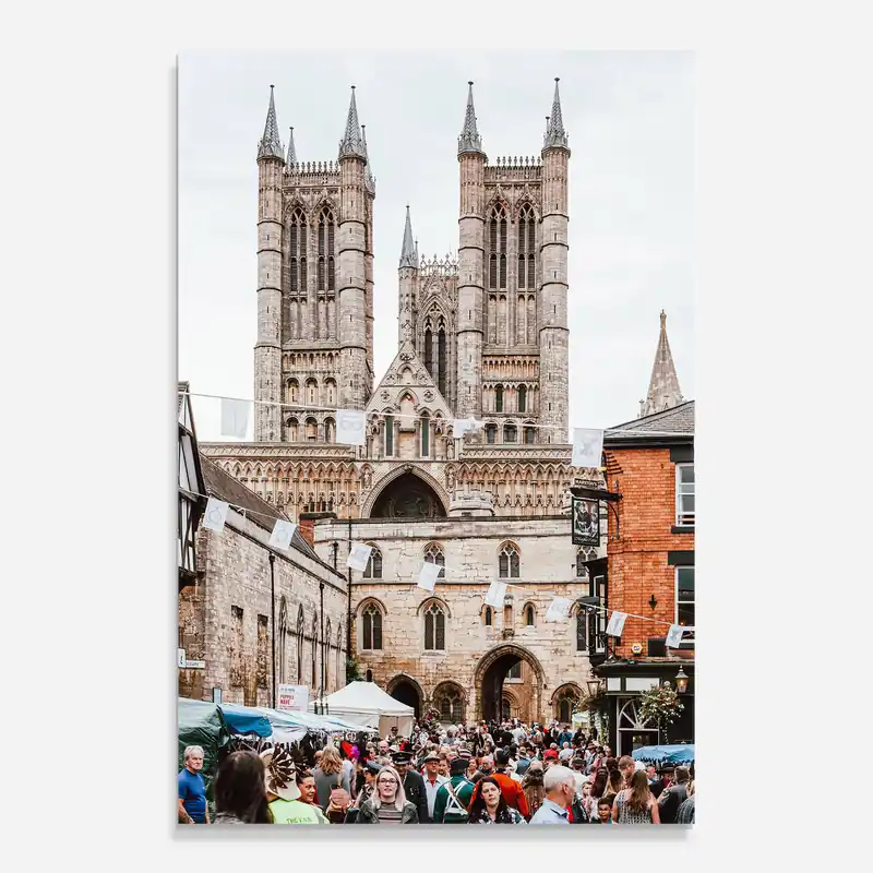Glasbild Lincoln Cathedral Markenprodukt