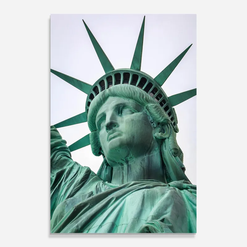 Glasbild Statue Of Liberty Head Must-Have