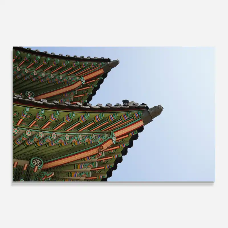 Zertifiziert Glasbild Gyeongbokgung View