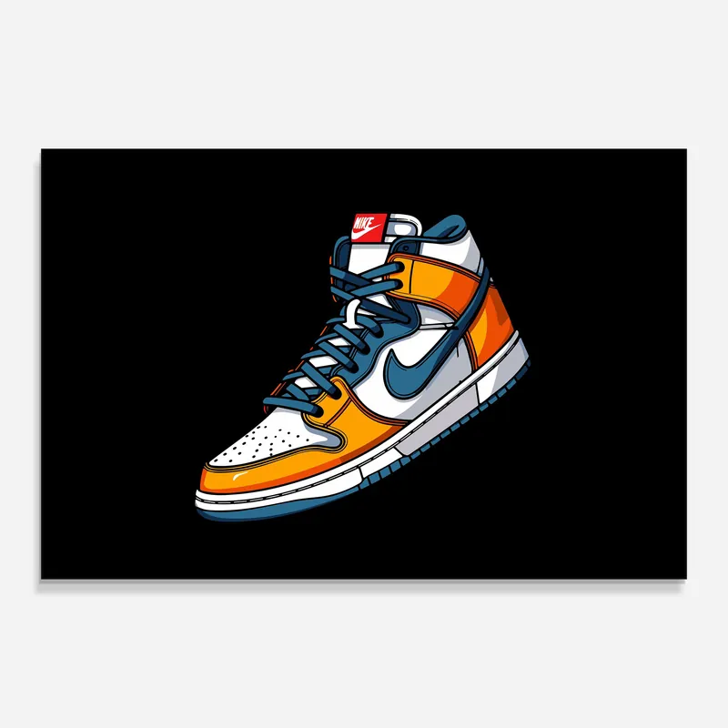 Glasbild Nike Shoe Beliebt