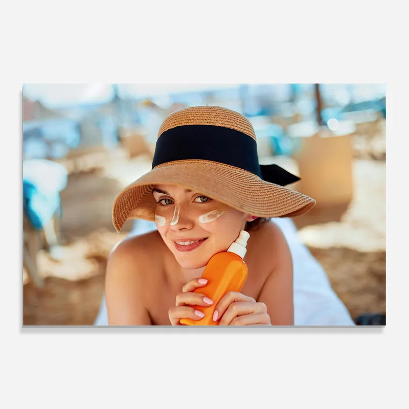 Glasbild Facial Summer Care Saisonangebot