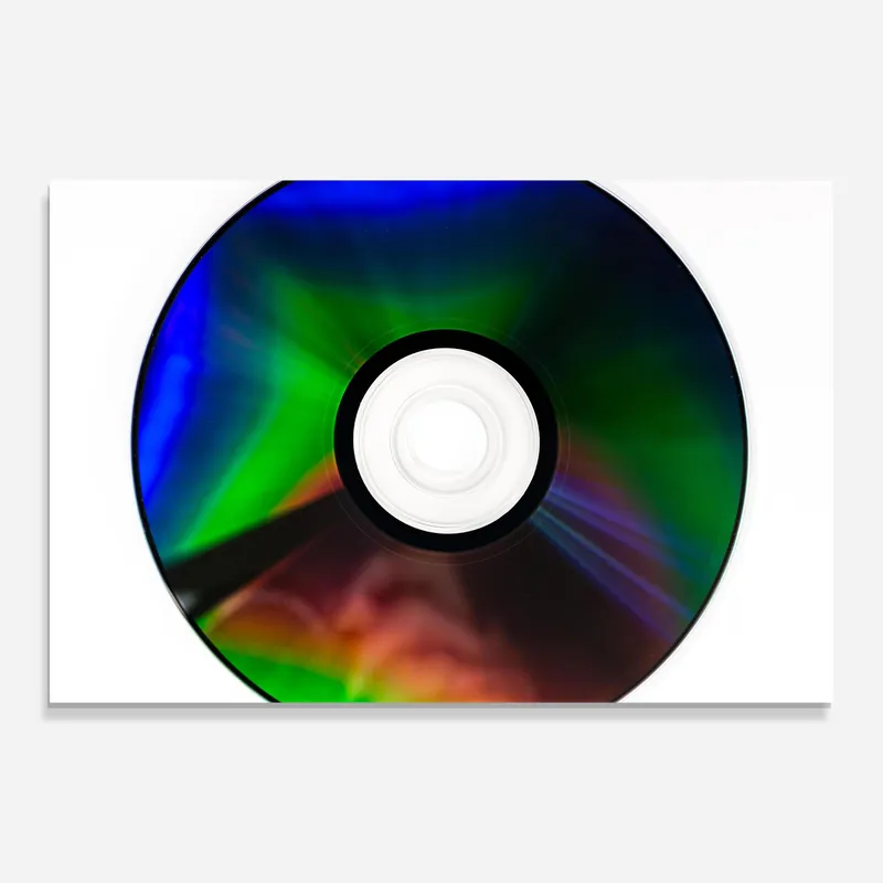 Aktuell Glasbild Cd Colors