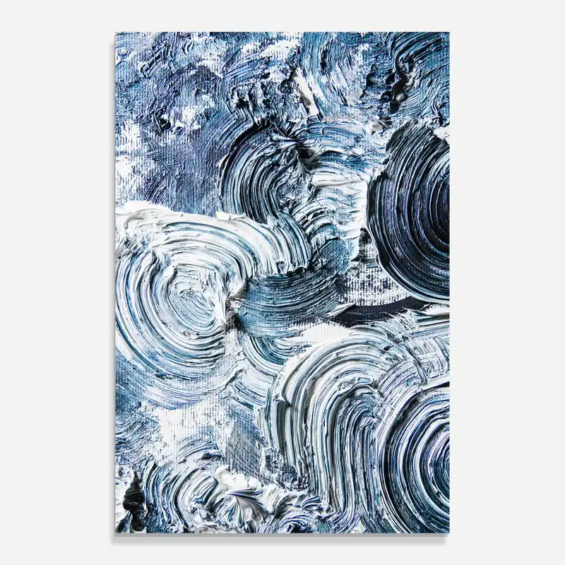 Glasbild Cream Textured Painting Top-Preis