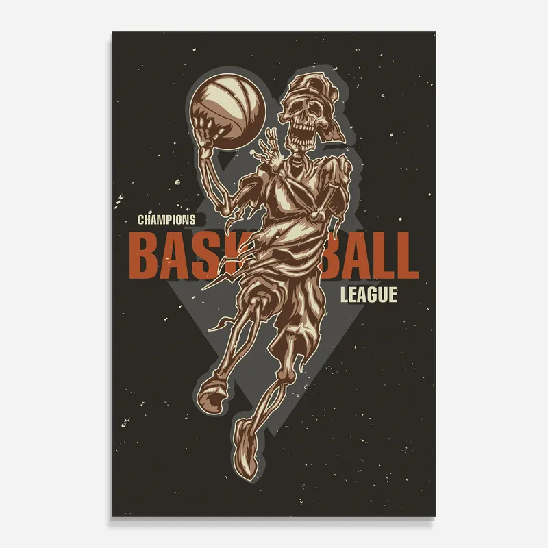 Direkt Vom Hersteller Glasbild Basketball League
