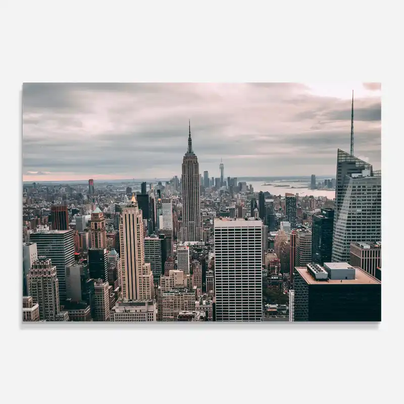 Glasbild High View Building Finale Aktion