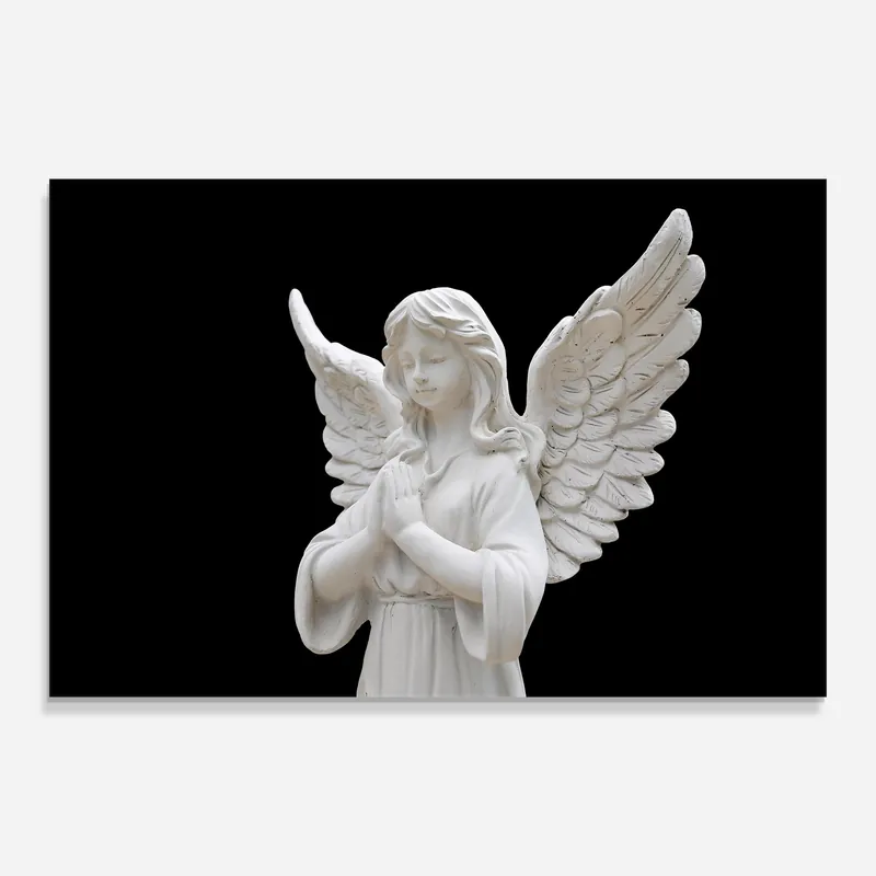 Preiswert Glasbild Pretty Angel Statues