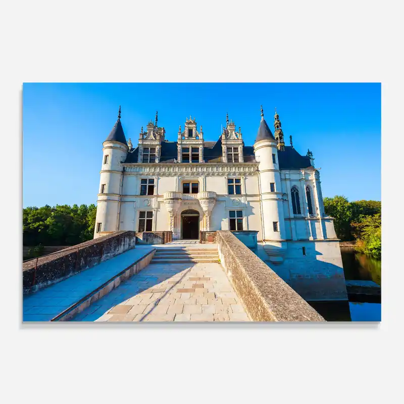 Aktuell Glasbild Chenonceau Castle France