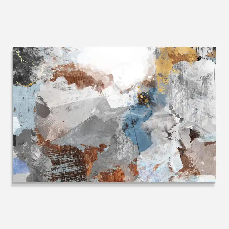 Zertifiziert Glasbild Paint On Wood