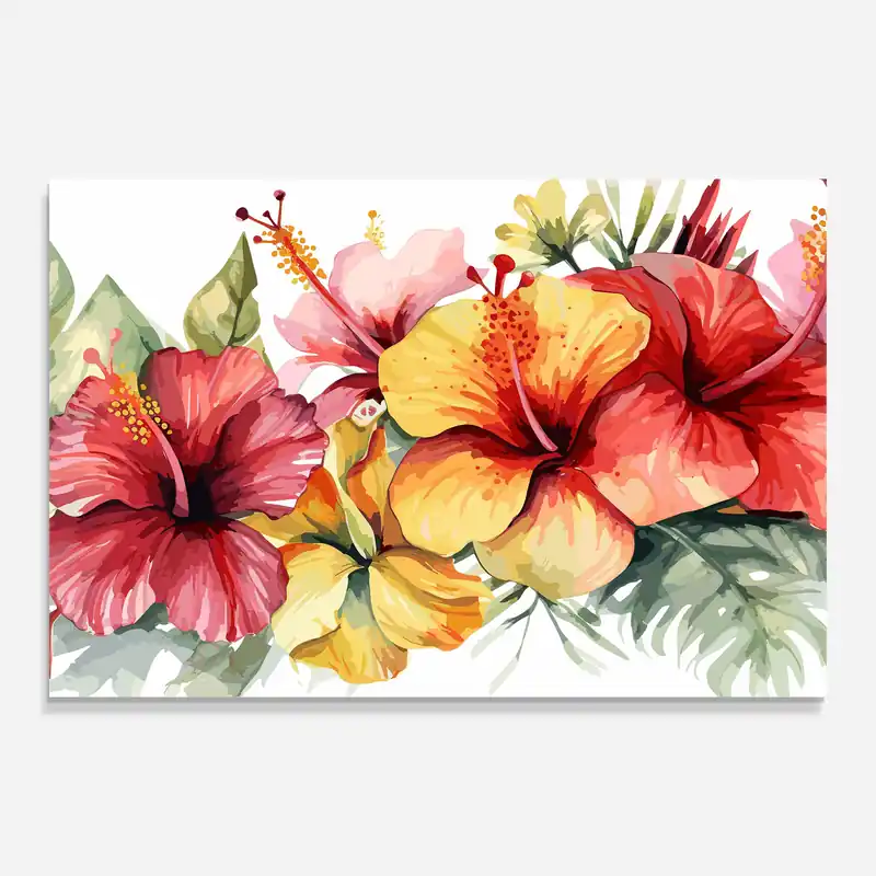 Sale Glasbild Yellow Exotic Art