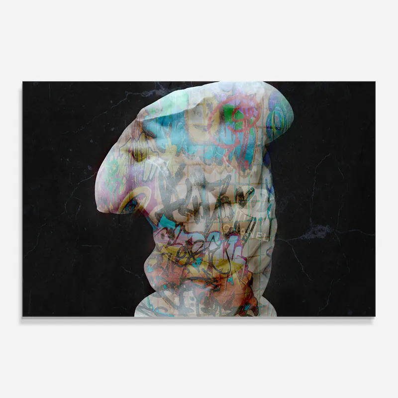 Billig Glasbild Lost My Head
