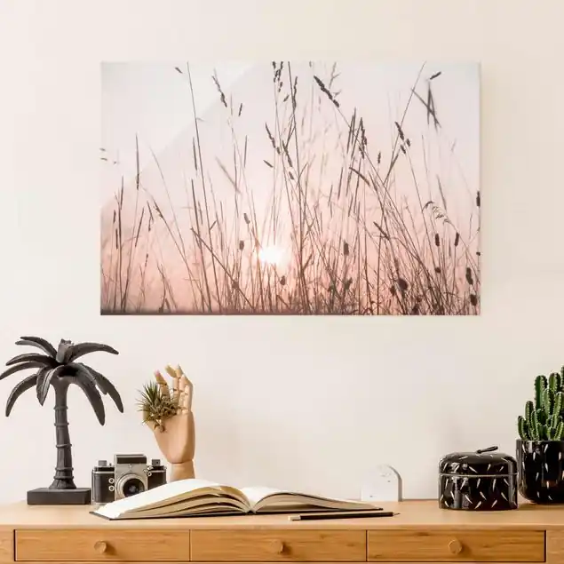 Meistverkauft Ein traumhafter Sommerabend Glasbild