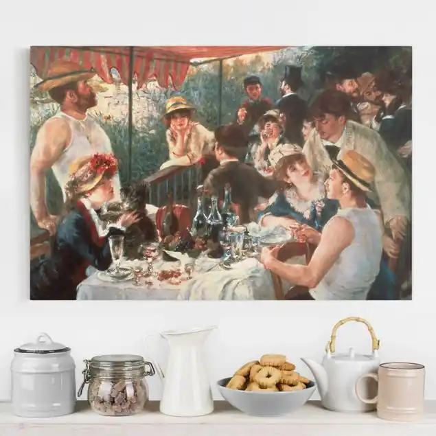 Auguste Renoir - Das Frühstück der Ruderer Leinwandbild – Canvas Knallerangebot