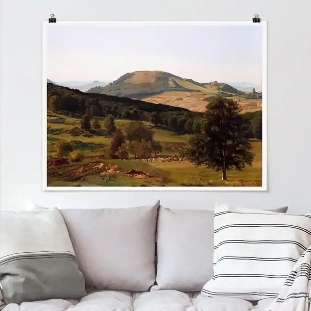 Albert Bierstadt - Berg und Tal Poster - Querformat Jetzt Bestellen