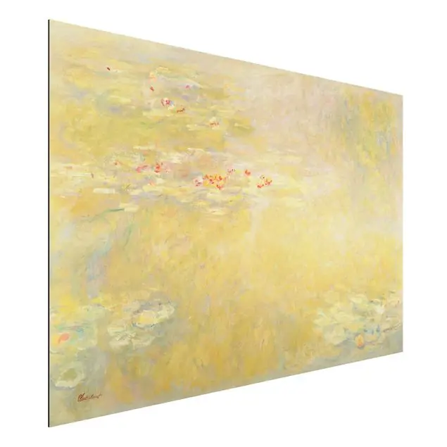 Claude Monet - Seerosenteich                               Alu-Dibond Bild - Querformat 3:2 Markenprodukt