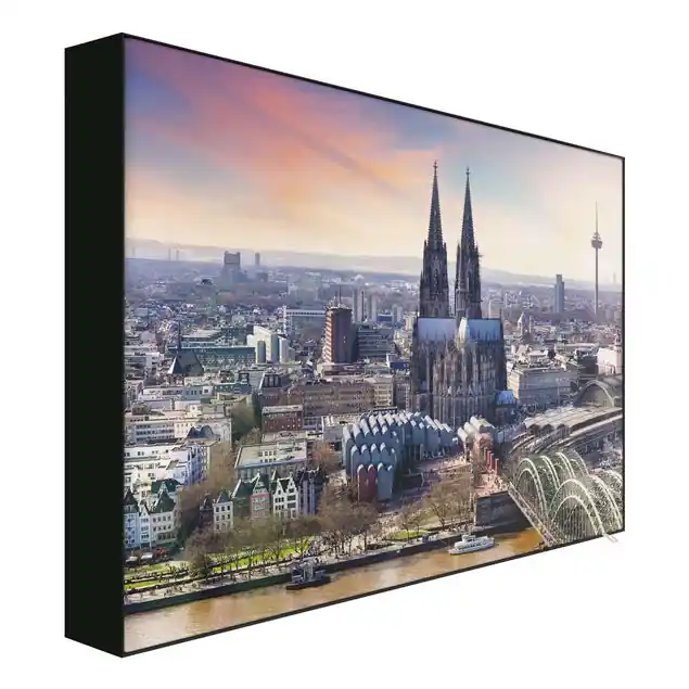 Abverkauf Köln Skyline mit Dom                               Akustik-Wechselbild