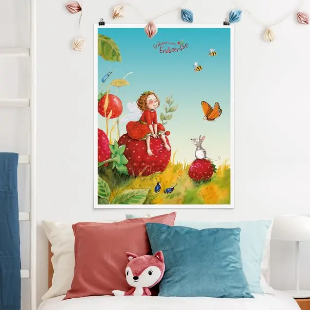 Erdbeerinchen Erdbeerfee - Zauberhaft                               Poster - Hochformat Preiswert