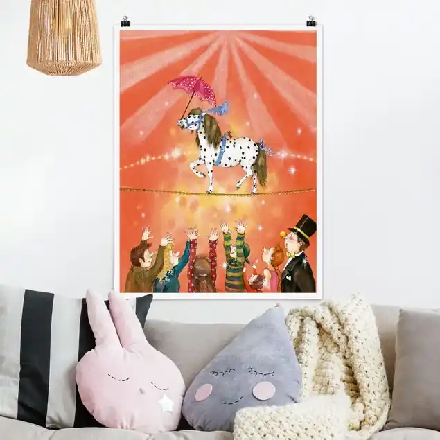 Zirkuspony Micki                               Poster - Hochformat Neu Im Sortiment