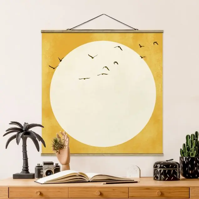 Aktuell Reise zur ewigen Sonne Stoffbild