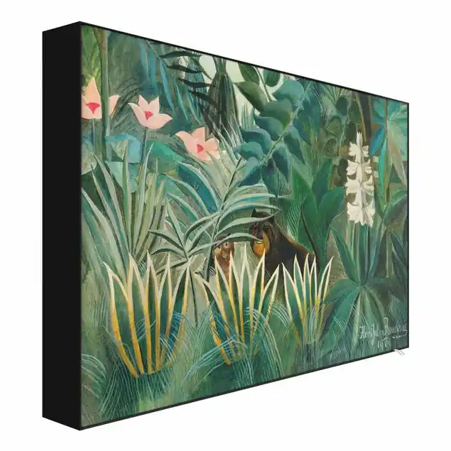 Henri Rousseau - Dschungel am Äquator Akustik-Wechselbild Neue Kollektion