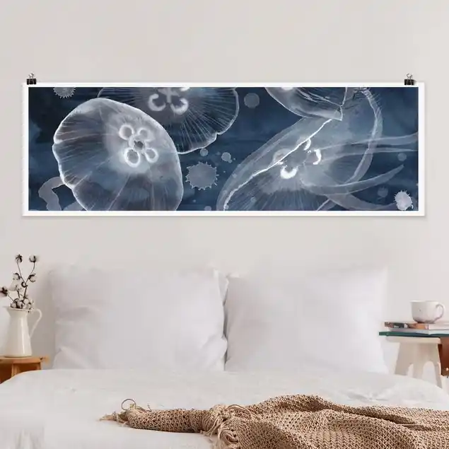 Abverkauf Mondmedusen II                               Panorama Poster