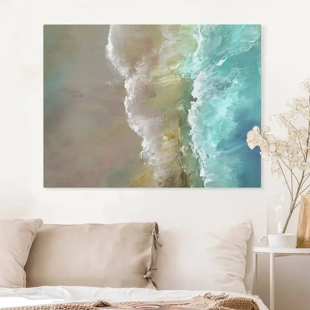 Luftküste Leinwandbild – Canvas Bestseller