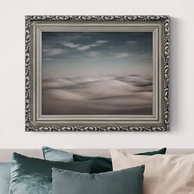 Wolkige Aussichten Gerahmtes Leinwandbild Heißes Angebot