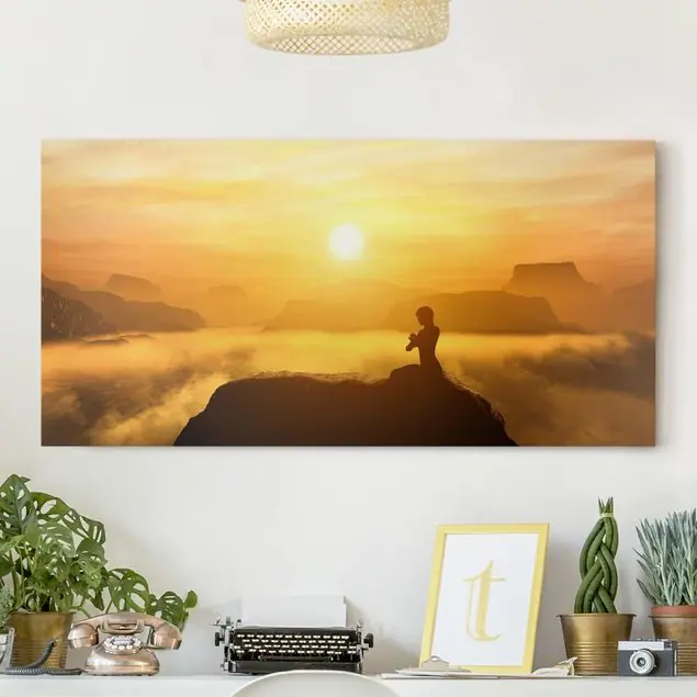 Yoga Meditation                               Leinwandbild – Canvas Neu Im Sortiment