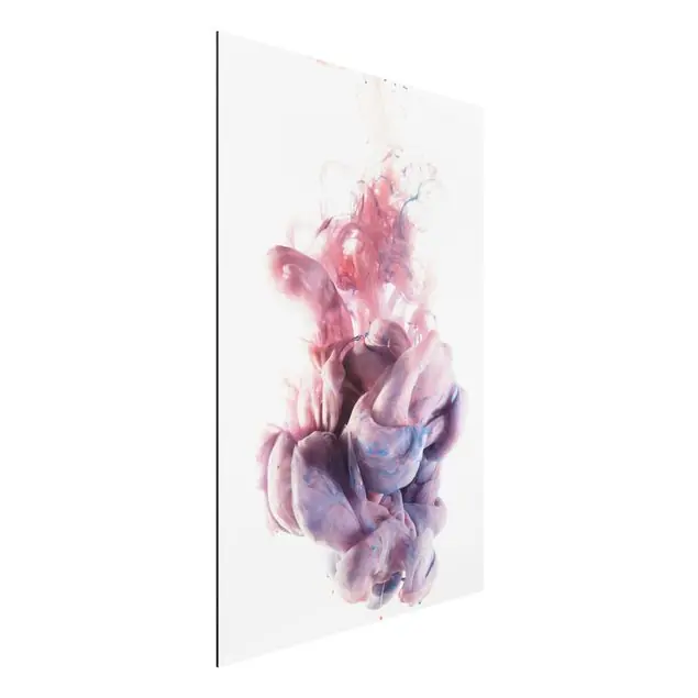 Abstrakte flüssige Farbverläufe                               Alu-Dibond Bild - Hochformat 2:3 Neue Kollektion