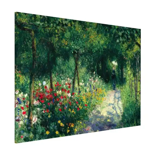Aktuell Auguste Renoir - Frauen im Garten                               Magnettafel - Querformat 4:3