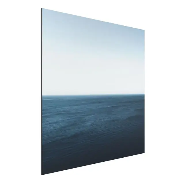 Aktuell Minimalistischer Ozean Alu-Dibond Bild