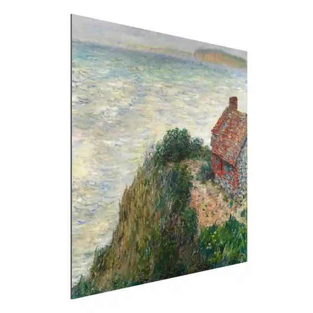 Preisreduziert Claude Monet - Fischerhaus Petit Ailly Alu-Dibond Bild - Quadrat