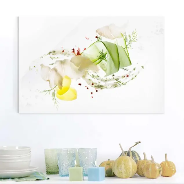 Fischkreation Glasbild - Querformat Sonderangebot