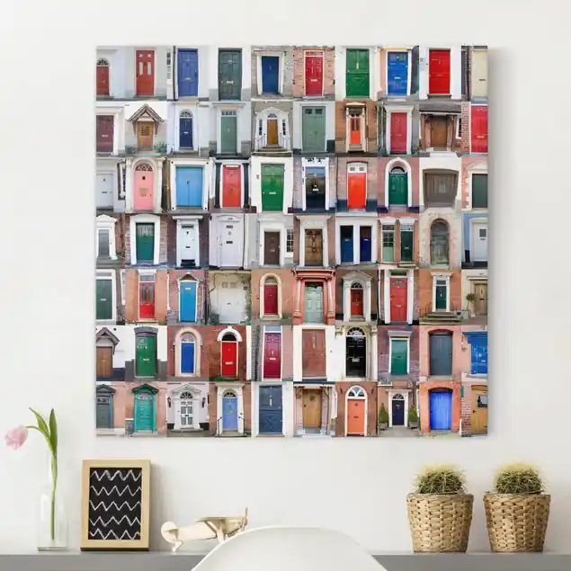 100 Türen                               Leinwandbild – Canvas Must-Have