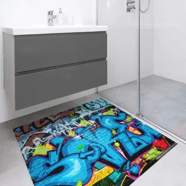 Markenware Colours of Graffiti Vinylteppich