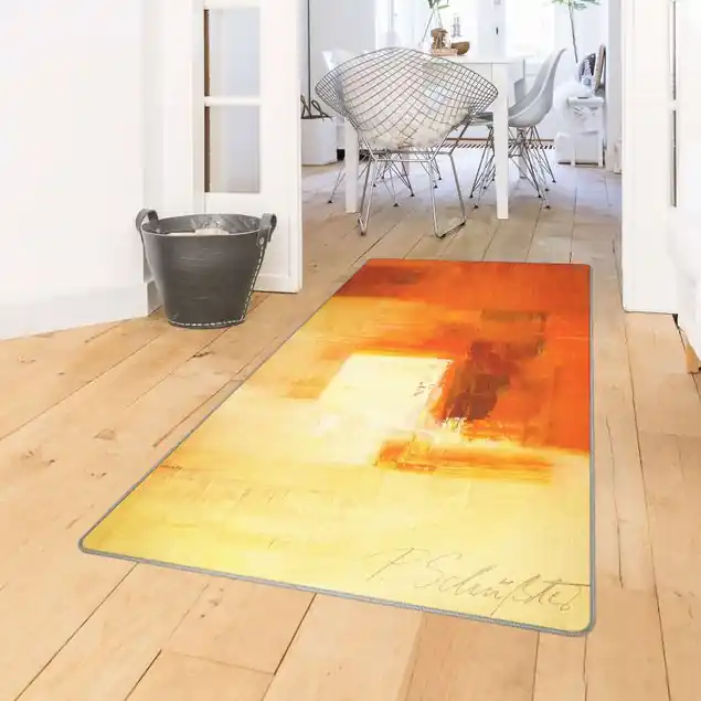 Wochenendangebot Komposition in Orange und Braun 03                               Teppich